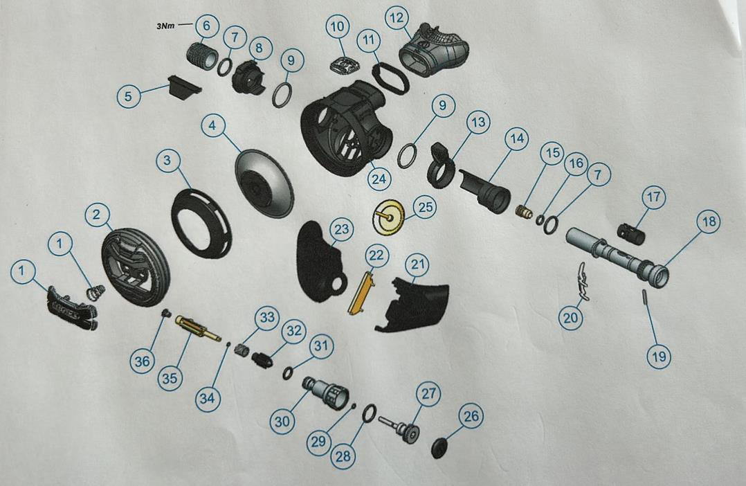 Схема запчастей AP2, XTX Second Stage Regulator